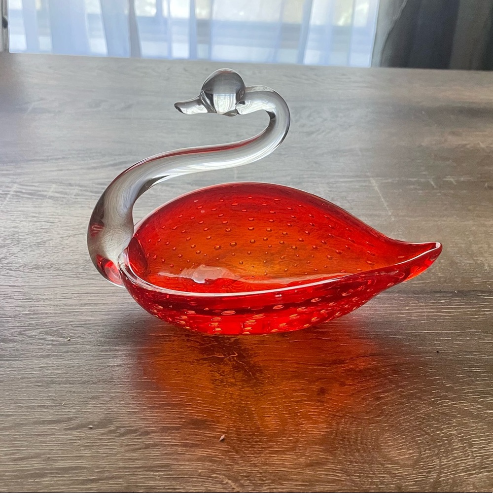 Murano Glass Swan - Vintage